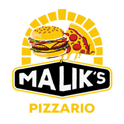 Malik's Pizzario logo.